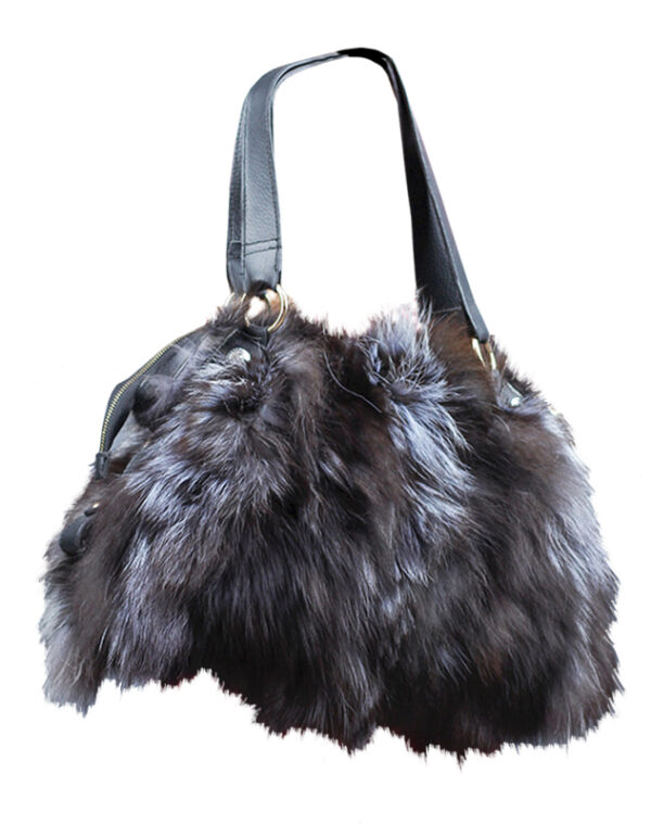 Handbag-Raccoon-fur